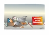 Cartoon: Wohnungsnot (small) by Bernd Eisert tagged wohnung,bau,obdachloser,finanzen,hoffnungslosigkeit