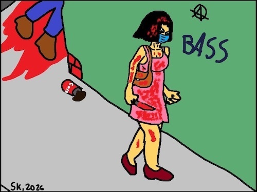 Cartoon: Psycho-Mädchen... (medium) by SMK1978 tagged mädchen,frau,blut,splatter,mord,horror,gewalt,angriff,heimtücke,messer