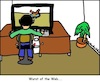 Cartoon: Wurst of the Web... (small) by SMK1978 tagged wotw,wurst,web,internet,mann