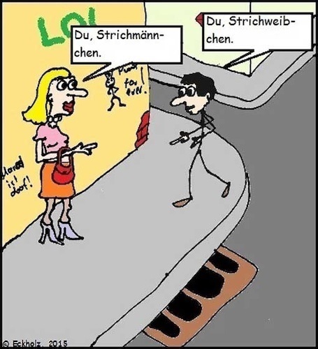 Cartoon: Strichmännchen... (medium) by Kritzelspacko78 tagged strichmännchen,strichweibchen,prostituierte,rotlichtmilieu,gesellschaft,mann,frau,liebe,stadtalltag,stadtleben