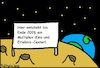 Cartoon: Bauprojekt... (small) by Kritzelspacko78 tagged bauprojekt,hinweisschild,mond,baustelle