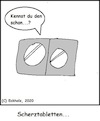 Cartoon: Scherztabletten... (small) by Kritzelspacko78 tagged schmerztabletten,schmerz,scherz,tabletten,scherztabletten,sprache,witz,humor,ulk,nonsens,medikamente,medizin