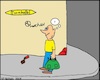 Cartoon: Wegweiser... (small) by Kritzelspacko78 tagged wegweiser,verwirrung,mann,stadtalltag,hinweisschild