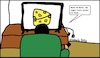 Cartoon: Käse im Fernsehen...