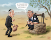 Cartoon: No More Spitting (small) by Cyberwolf tagged israel,middle,east,benjamin,netanyahu,bibi,itamar,bengvir,freedom,flotilla,palestine