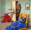 Cartoon: While Europe Slept (small) by Cyberwolf tagged bear,russia,putin,war,criminal,ukraine,europe,agression
