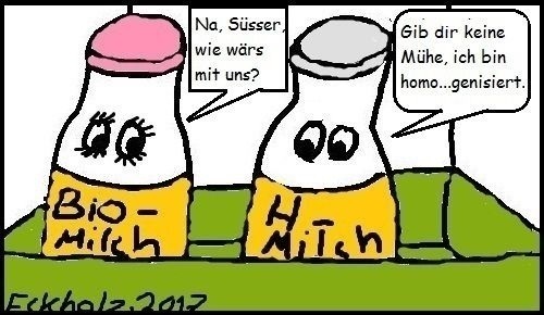 Cartoon: Anmache... (medium) by Mr Mampf tagged milch,hmilch,anmache,biomilch,liebe,flirt,balz,kühlschrank