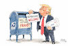 Cartoon: Selective Fraud (small) by Frank Kiwy tagged trump,mail,in,voting,elections,republicans,ballots,hypocrisy