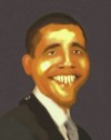 Cartoon: Obama (small) by Alpi Ayaz tagged obama,barrack,usa,president
