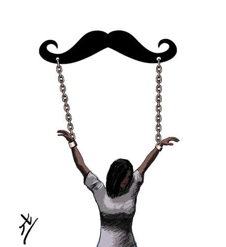 Cartoon: women day (medium) by yaserabohamed tagged women