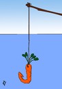 Cartoon: the stick and the carrot (small) by yaserabohamed tagged carrot,and,stick