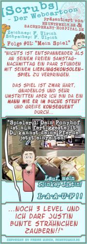 Cartoon: Scrubs - Folge 01 - Mein Spiel (medium) by Blitz-Opa tagged scrubs,cartoon,comic,blitzopa,neuntewelt