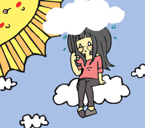 Cartoon: The Sun Appears (medium) by Cartoonist Yellowgirl tagged cintya