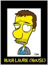Cartoon: HUGH LAURIE -DR.HOUSE CARICATURE (small) by QUEL tagged hugh,laurie,house,caricature
