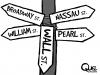 Cartoon: Wall Street (small) by QUEL tagged financial,crisis,wall,street