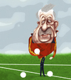 Cartoon: Vicente del Bosque (small) by pincho tagged vicente,del,bosque,seleccionador,mundial,futbol,football,sport,sudafrica,madrid,roja