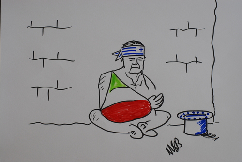Cartoon: ABve kriz (medium) by MSB tagged greece