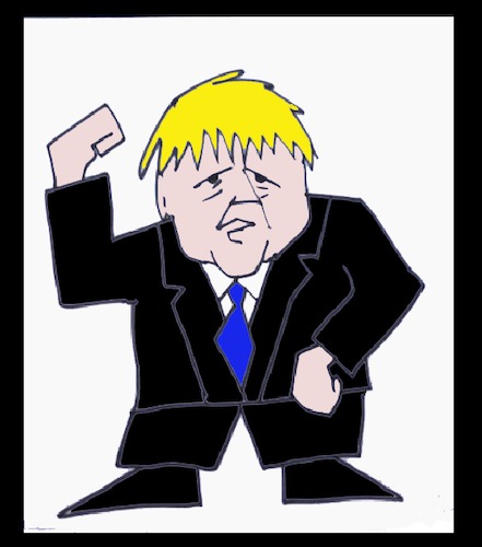 Cartoon: boris (medium) by MSB tagged boris