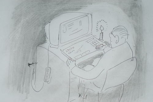 Cartoon: internet (medium) by MSB tagged internet