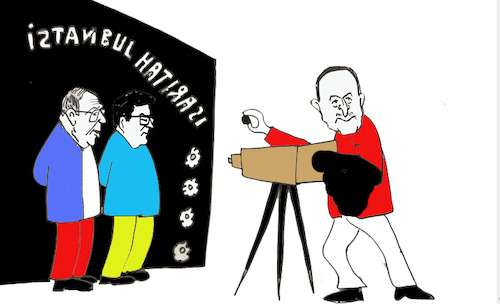 Cartoon: istanbul (medium) by MSB tagged istanbul