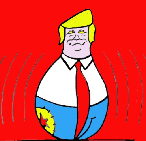 Cartoon: trump (medium) by MSB tagged trump