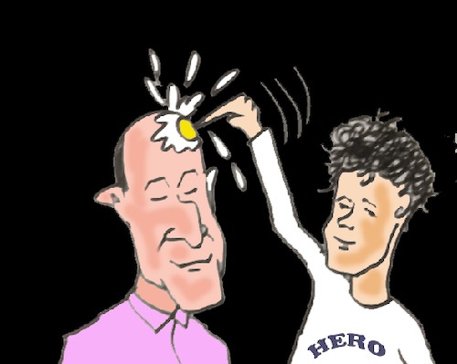 Cartoon: will Conelly the hero (medium) by MSB tagged will,conelly,the,hero