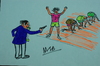 Cartoon: atletizm (small) by MSB tagged atlatizm
