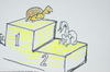 Cartoon: kaplumbaga ve tavsan (small) by MSB tagged kaplombaga,ve,tavsan