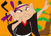 Cartoon: KABUKI BOY (small) by Akiyuki Kaneto tagged kabuki,japanese,anime,manga,samurai,ninja