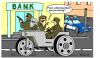 Cartoon: Bank Robbery (small) by Aleksandr Salamatin tagged bank robbery