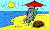 Cartoon: Summer (small) by Aleksandr Salamatin tagged summer,holidays