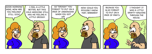 Cartoon: Pants (medium) by Gopher-It Comics tagged couples,married,hitched,ambrose,gopherit