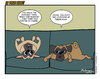 Cartoon: Pugs (small) by Gopher-It Comics tagged gopherit,ambrose,pugs,dogs