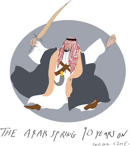 Cartoon: After ten years (medium) by gungor tagged arab,spring,arab,spring