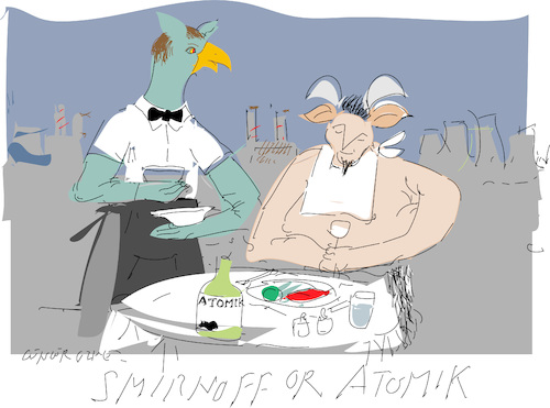 Cartoon: Atomik (medium) by gungor tagged ukraine,ukraine