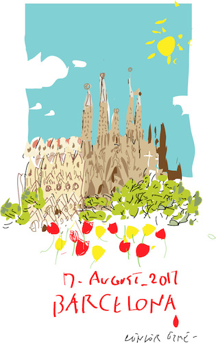 Cartoon: Barcelona (medium) by gungor tagged spain