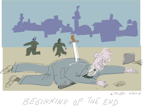 Cartoon: Beginning of The End (medium) by gungor tagged turkey,turkey