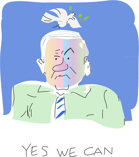 Cartoon: B.Netanyahu (medium) by gungor tagged israel