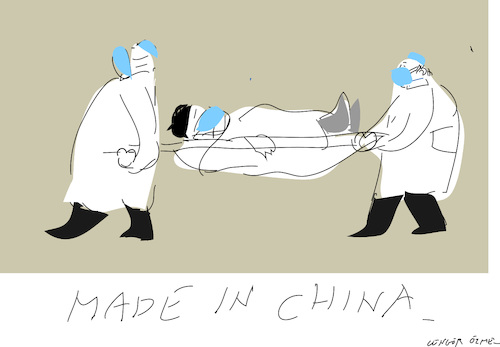 Cartoon: Coronavirus (medium) by gungor tagged china,china