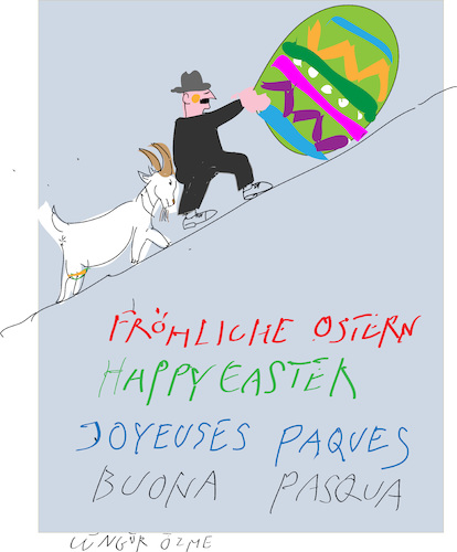 Cartoon: Easter 2021 (medium) by gungor tagged happy,easter,happy,easter