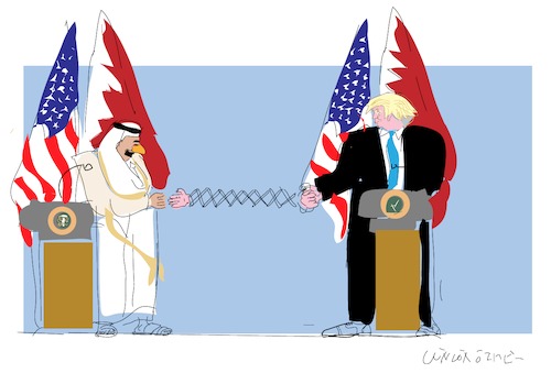 Cartoon: Handshacke (medium) by gungor tagged usa