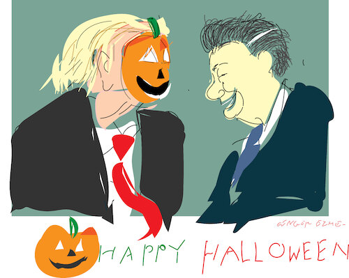 Cartoon: Happy Halloween 2025 (medium) by gungor tagged happy,halloween,2025,happy,halloween,2025