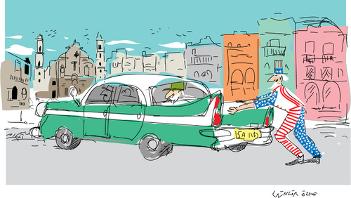 Cartoon: Havana (medium) by gungor tagged cuba