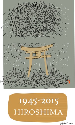 Cartoon: Hiroshima (medium) by gungor tagged japan