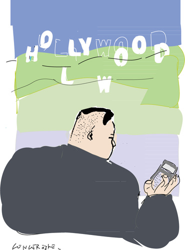 Cartoon: Hollywood (medium) by gungor tagged usa
