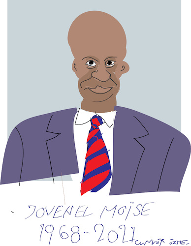 Cartoon: Jovenel Moise (medium) by gungor tagged haiti,president,jovenel,moise,haiti,president,jovenel,moise