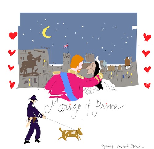 Cartoon: Marriage of Prince (medium) by gungor tagged britain
