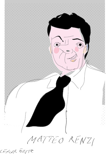 Cartoon: Matteo Renzi 2 (medium) by gungor tagged italy,italy