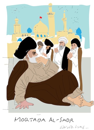 Cartoon: Muqtada El Sadr (medium) by gungor tagged iraq