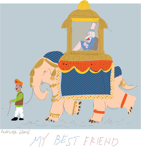 Cartoon: My best friend (medium) by gungor tagged usa,needs,you,usa,needs,you